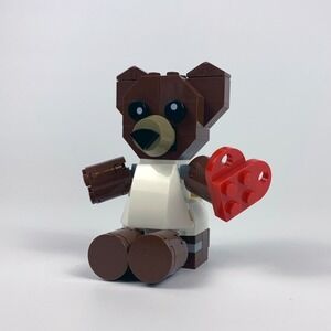 LEGO In Store Adult Valentines Teddy Bear Build 2020 Brown Bear Heart‎ 67 pcs.